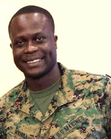 Victor J. O. Wanga Military photo